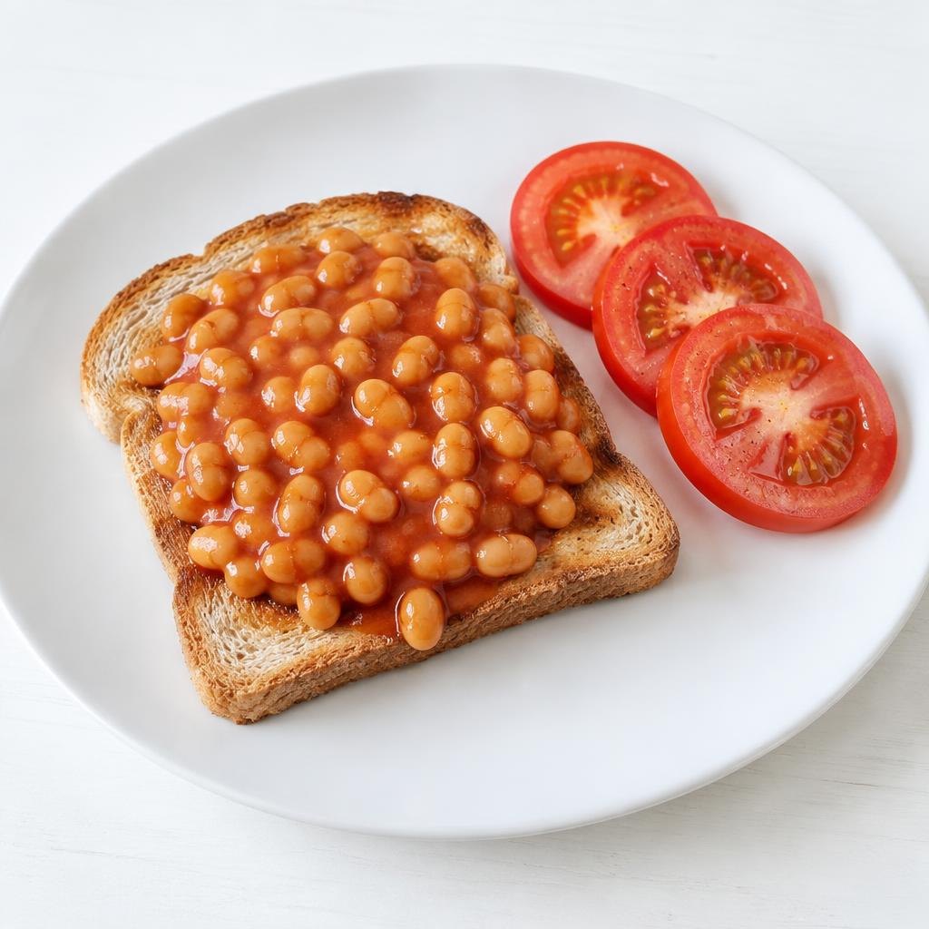 Toast with Baked Beans