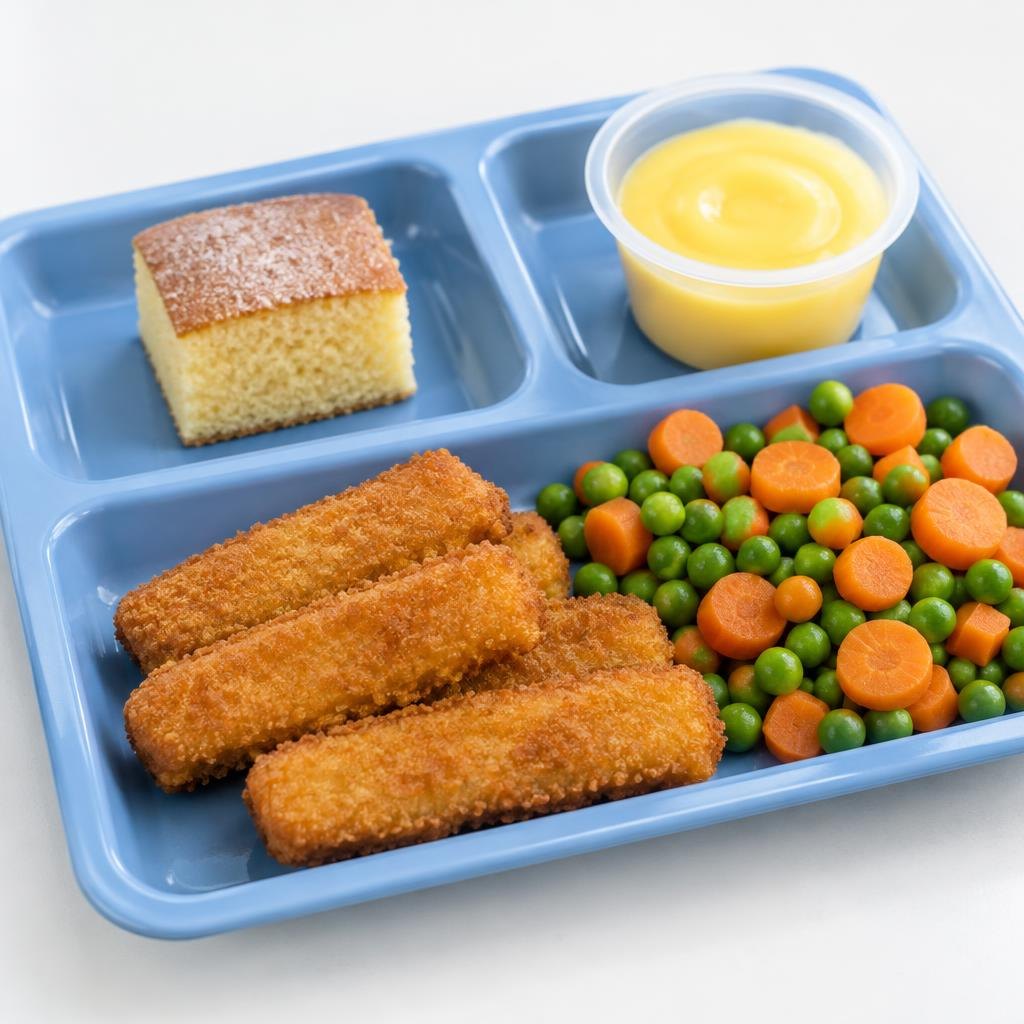 Fish Fingers & Vegetables
