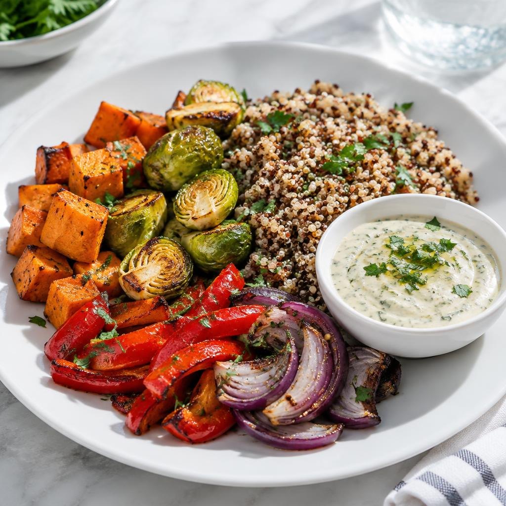 Roasted Vegetable & Grain Plate